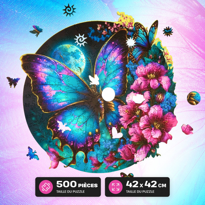 Images et photos de Butterfly puzzle 500 pièces. ESC WELT.
