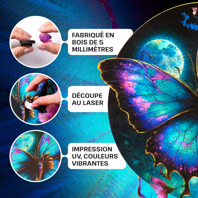 Images et photos de Butterfly puzzle 500 pièces. ESC WELT.