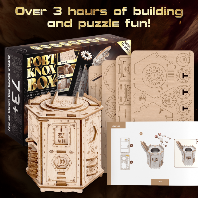 Images et photos de 3D Puzzle Game Fort Knox Box Pro. ESC WELT.