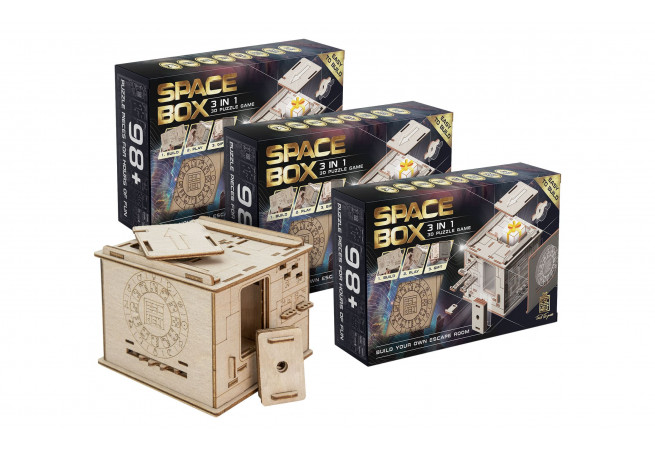 Images et photos de 3D Puzzle Game Space Box Trio. ESC WELT.