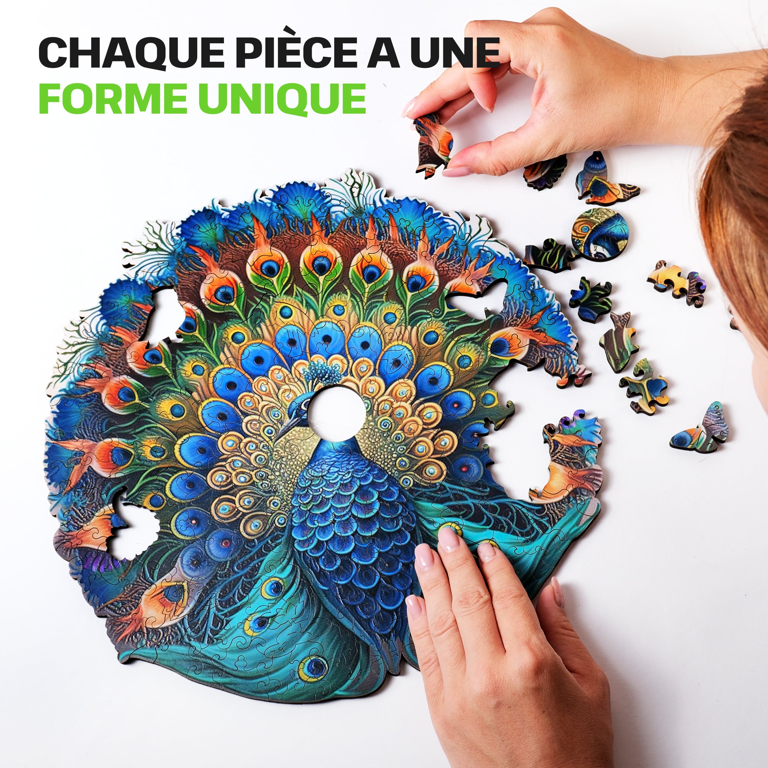 Images et photos de Peacock puzzle 500 pièces. ESC WELT.