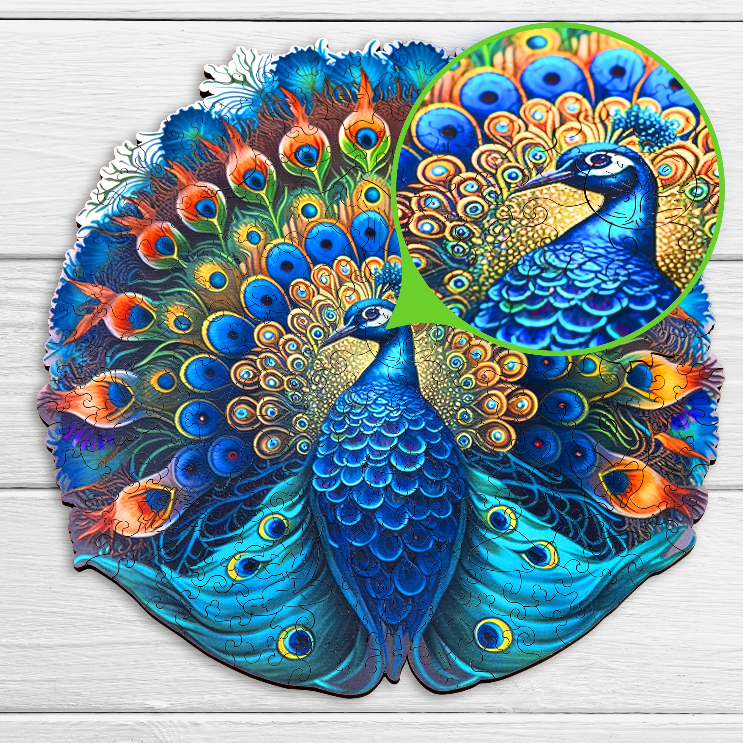 Images et photos de Peacock puzzle 500 pièces. ESC WELT.