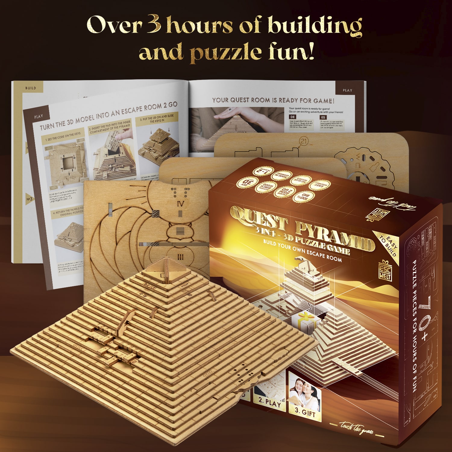 Images et photos de 3D Puzzle Game Quest Pyramid. ESC WELT.