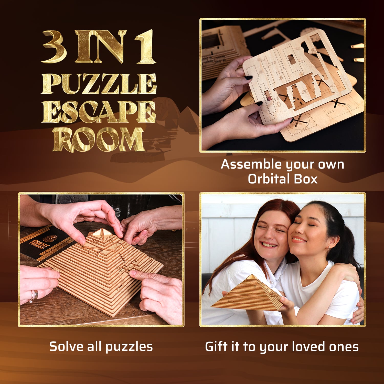 Images et photos de 3D Puzzle Game Quest Pyramid. ESC WELT.