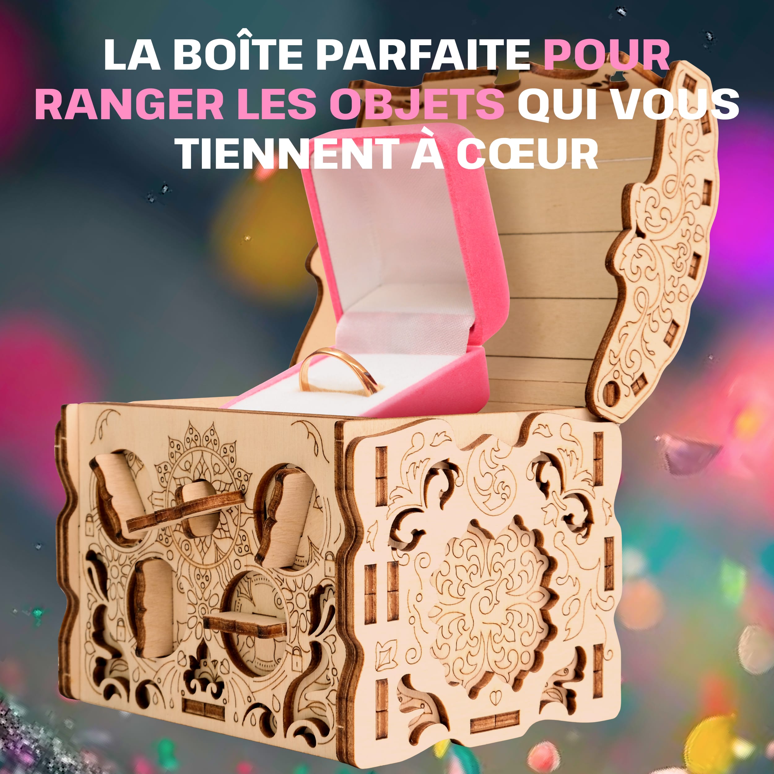 Images et photos de Wooden Secret MAZE BOX, KIT DE PUZZLE 3D À MONTER SOI-MÊME. ESC WELT.