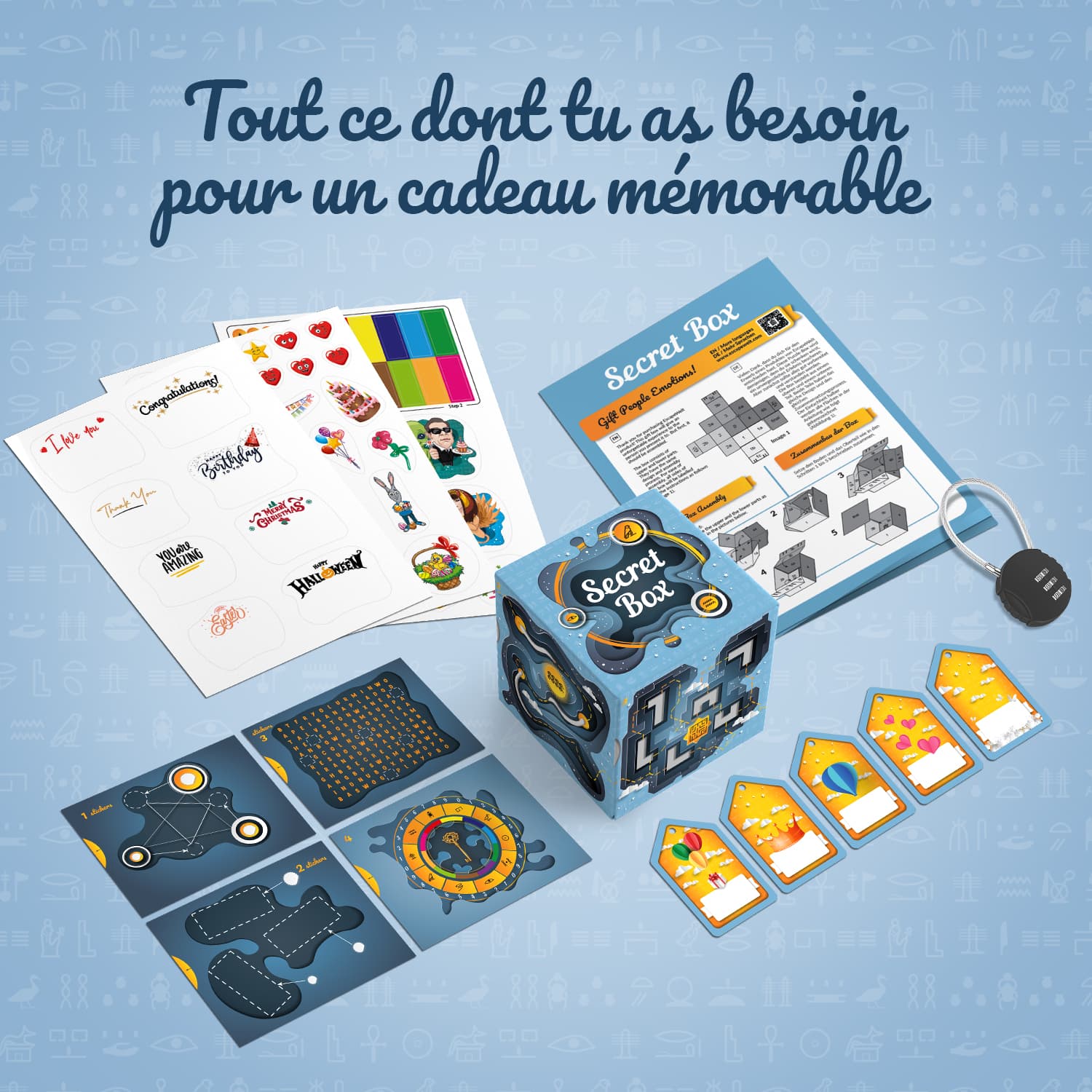 Images et photos de Secret Box Blue. ESC WELT.