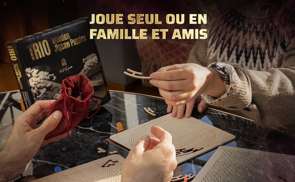 Images et photos de Trio Wooden Jigsaw Puzzles. ESC WELT.